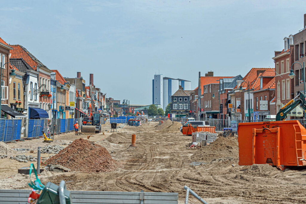 Werkzaamheden aan de haven juni 2019