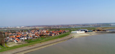 De dijk bij Hansweert © Waterschap Scheldestromen