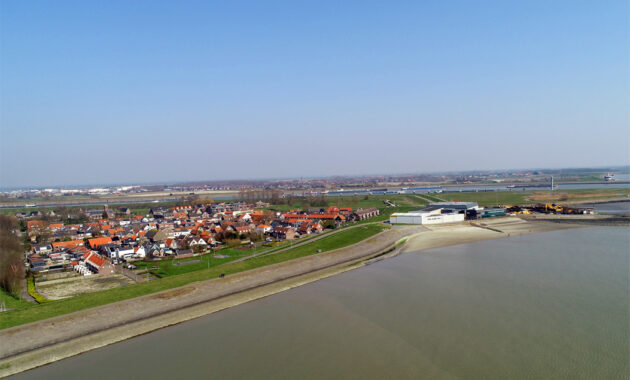 De dijk bij Hansweert © Waterschap Scheldestromen