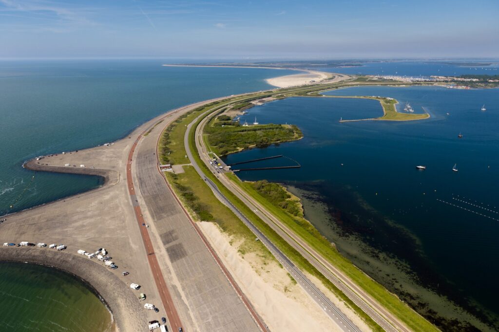 Luchtfoto Grevelingen - Brouwersdam