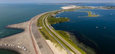 Luchtfoto Grevelingen - Brouwersdam