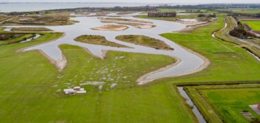 Luchtfoto van Waterdunen