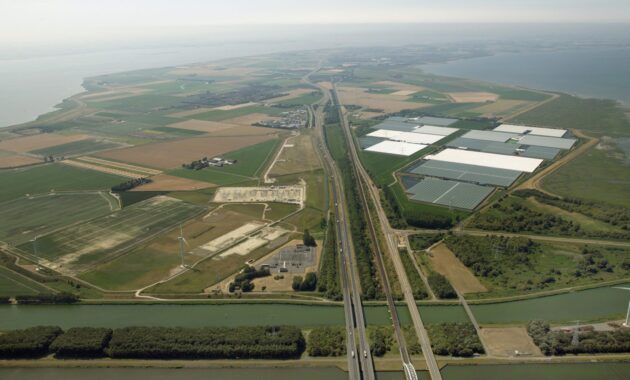 Reimerswaal. Foto beschikbaar gesteld door Provincie Zeeland t.b.v. project FRAMES. Fotograaf: Your Captain Luchtfotografie