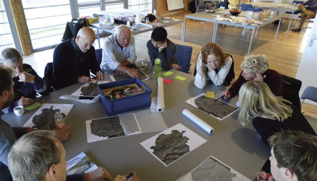 Werkatelier van Living Lab Waterkerende landschappen in het Kustlaboratorium van Waterdunen