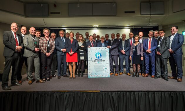 Ondertekening van het waterstofconvenant tijdens het Congres Energy Island