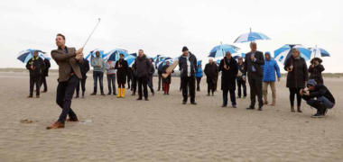 Officiële afsluiting strandsuppletie Brouwersdam