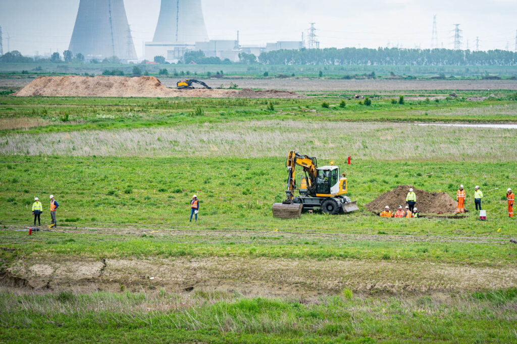 Pipingproef Hedwigepolder © Deltaprogramma