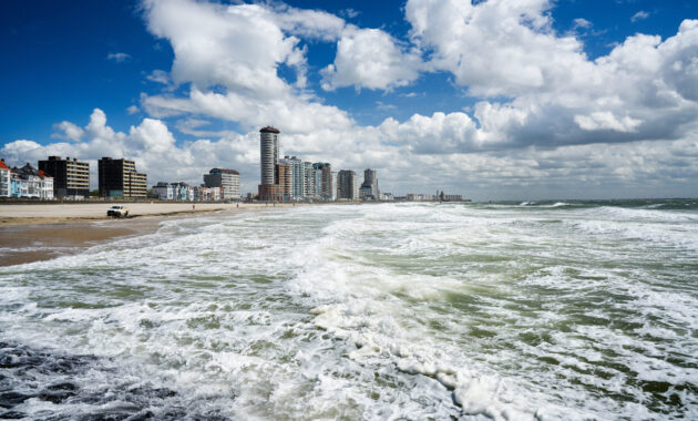Zuidwestelijke Delta - Boulevard Vlissingen bij een storm