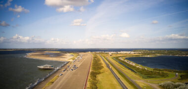 Zuidwestelijke Delta - luchtfoto Brouwersdam