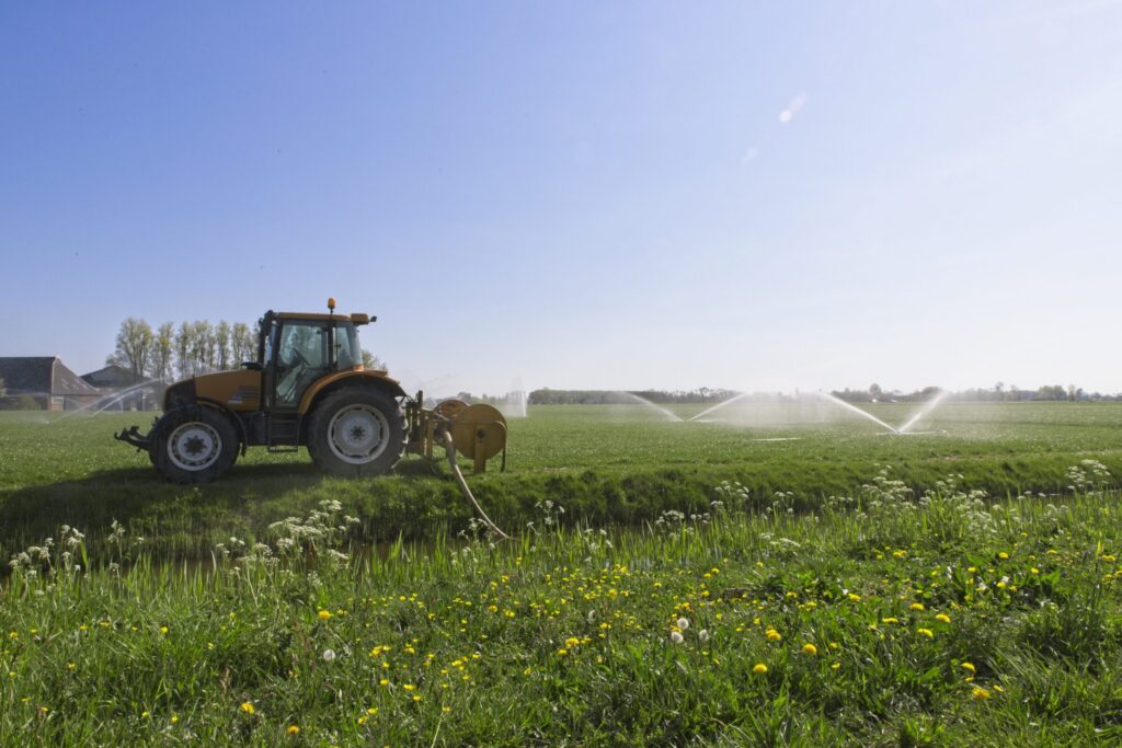 IBP Vitaal Platteland - Broedplaats Zoet Water - beregening met trekker